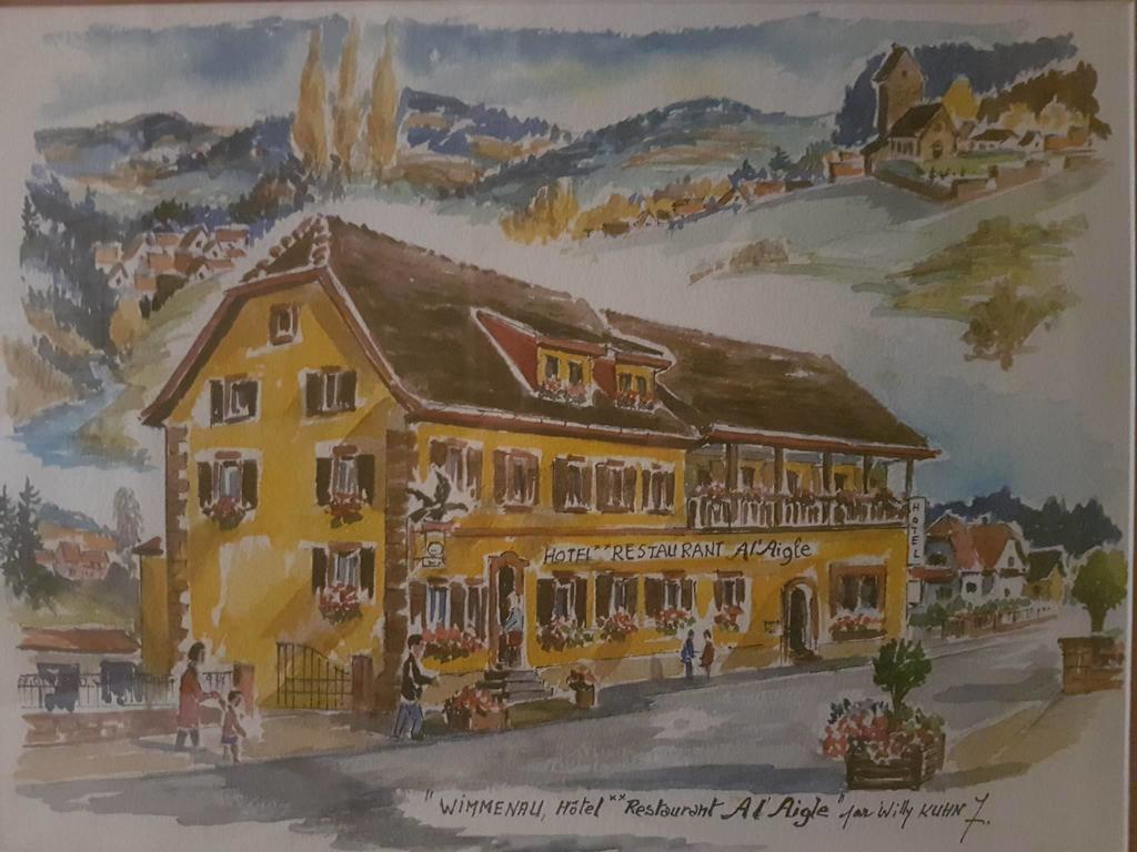 Hotel Restaurant A L'Aigle Wimmenau Zewnętrze zdjęcie